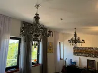 Lustr křišťálový černý ATCH06A