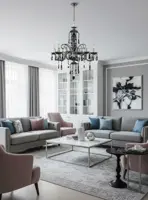 Lustr křišťálový černý ATCH06A Lustr křišťálový černý ATCH06A