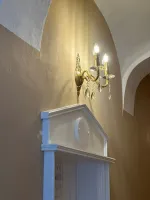 Nástěnné svítidlo mosazné AN238