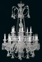 Luxusní křišťálový lustr EL6721819 - stříbrný 