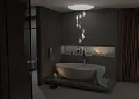 Designové svítidlo závěsné EL-FLA-4*