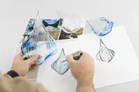 Designové svítidlo závěsné EL-STR3