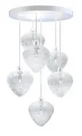 Moderní závěsné svítidlo ELA05Crystal