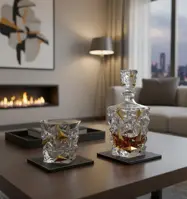 Karafa skleněná BG15107-01-zlato