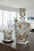 Karafa skleněná BG15107-01-zlato