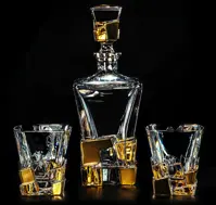 Křištálový whisky set BG26107ZLATO-S