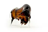 Skleněná figurka - býk JA/BYV/HN