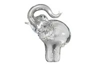 Skleněná figurka - slon JA/SLV/SE