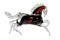 Skleněná figurka - kůň JA/KUBV/HN