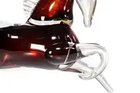 Skleněná figurka - kůň JA/KUBV/HN