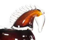 Skleněná figurka - kůň JA/KUBV/HN