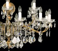 Mosazný lustr luxusní EL9001802PT