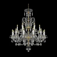 Křišťálový luxusní lustr EL13812+601PB