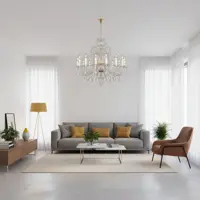 Lustr křišťálový luxusní EL1381601PB Lustr křišťálový luxusní EL1381601PB