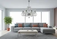 Křišťálový lustr EL218809