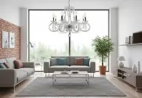 Křišťálový lustr EL218809