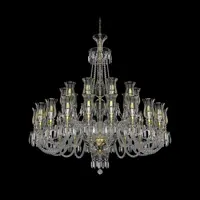 Křišťálový luxusní lustr EL67820+1003T