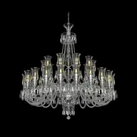 Křišťálový luxusní lustr EL67820+1003T