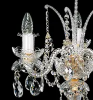 Křišťálová stolní lampa ES100340