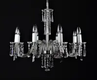 LUSTR KŘIŠŤÁLOVÝ  LW507080100G - stříbrný 