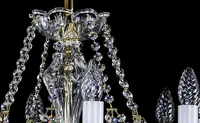 Křišťálový lustr broušený L028CE  - detail 