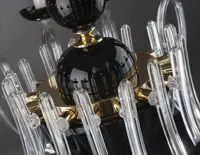 Lustr křišťálový černý EL4211600BLACK