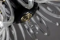 Lustr křišťálový černý EL4211600BLACK