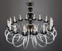 Lustr křišťálový černý EL4211600BLACK