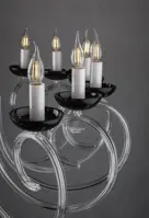 Lustr křišťálový černý EL4211600BLACK