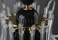Lustr křišťálový černý EL4211600BLACK