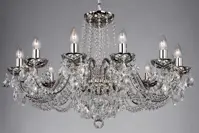 Lustr křišťálový LLCH12-COATED-CRYSTAL-NBNSNi