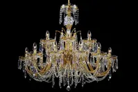 Lustr křišťálový LLCH18-CRYSTAL-GOLD