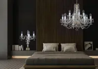 Stolní lampa křišťálová S10063CE