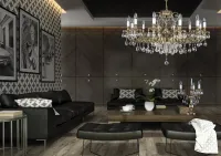 Lampa stolní mosazná S16147CLN