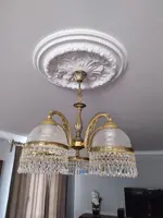 Lustr mosazný s ověsy L329CLN