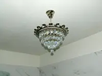 Lustr mosazný s ověsy L379CE