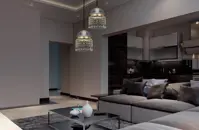 Lustr mosazný s ověsy L331CE