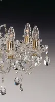 Lustr křišťálový EL620819SWPB - detail svíčky 