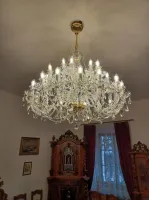 Lustr luxusní křišťálový EL1072801PB