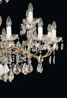 Mosazný lustr luxusní EL9001802PT