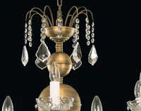 Mosazný lustr luxusní EL9001802PT