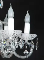 LUSTR SKLENĚNÝ HLADKÝ EL2266022 - detail svíčky 