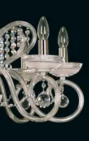 Lustr křišťálový EL443807SW Swarovski Spektra - detail svíčky 