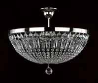 Stropní svítidlo košové LW011090100G - stříbrný 