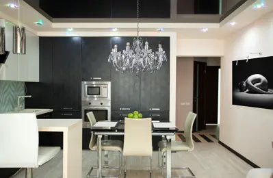 Moderní křišťálový lustr do kuchyně