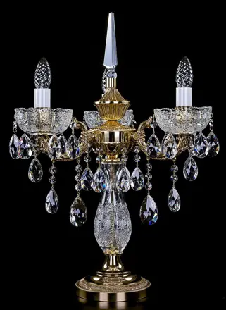 Lampa stolní mosazná S310CLN