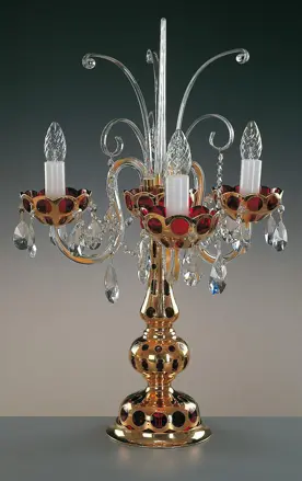 Křišťálová stolní lampa ES542337
