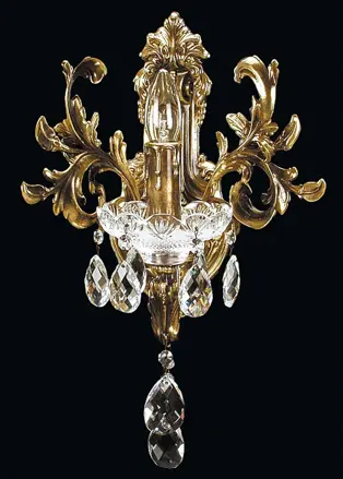 Mosazné nástěnné svítidlo EN852101PT