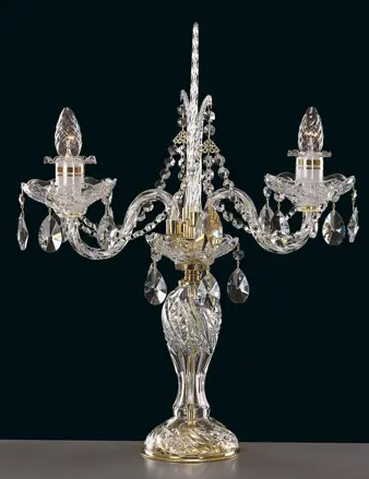 Křišťálová stolní lampa ES660219