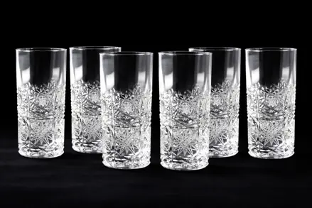 Broušené likérky 6 ks 50 ml BLPK500